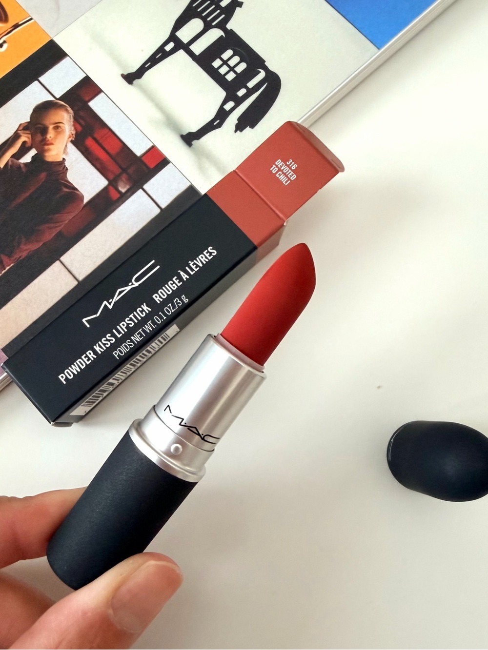 MAC Powder Kiss Lipstick 316
